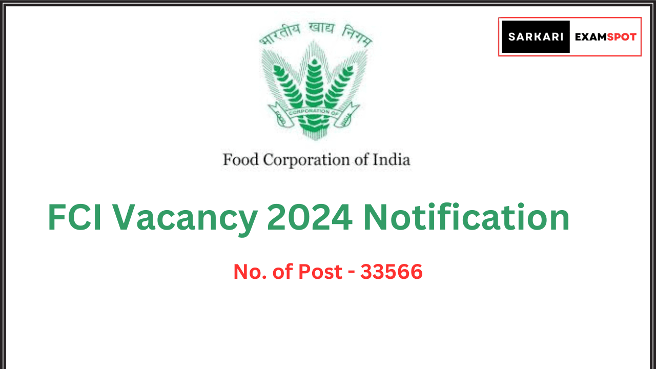 FCI Vacancy 2024